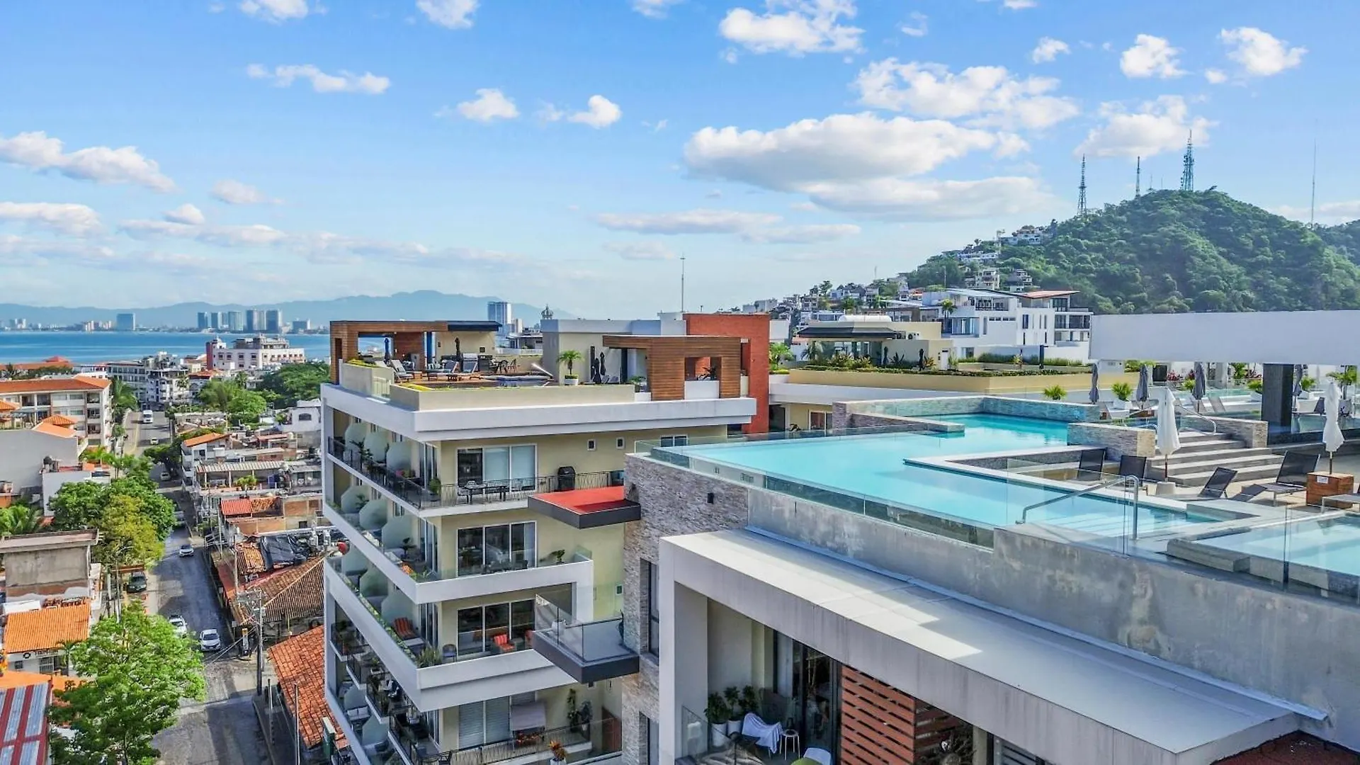 Studio In Central Location, Rooftop Pool, Hot Tub, Gym, Fire Pit プエルトバラータ 0*,